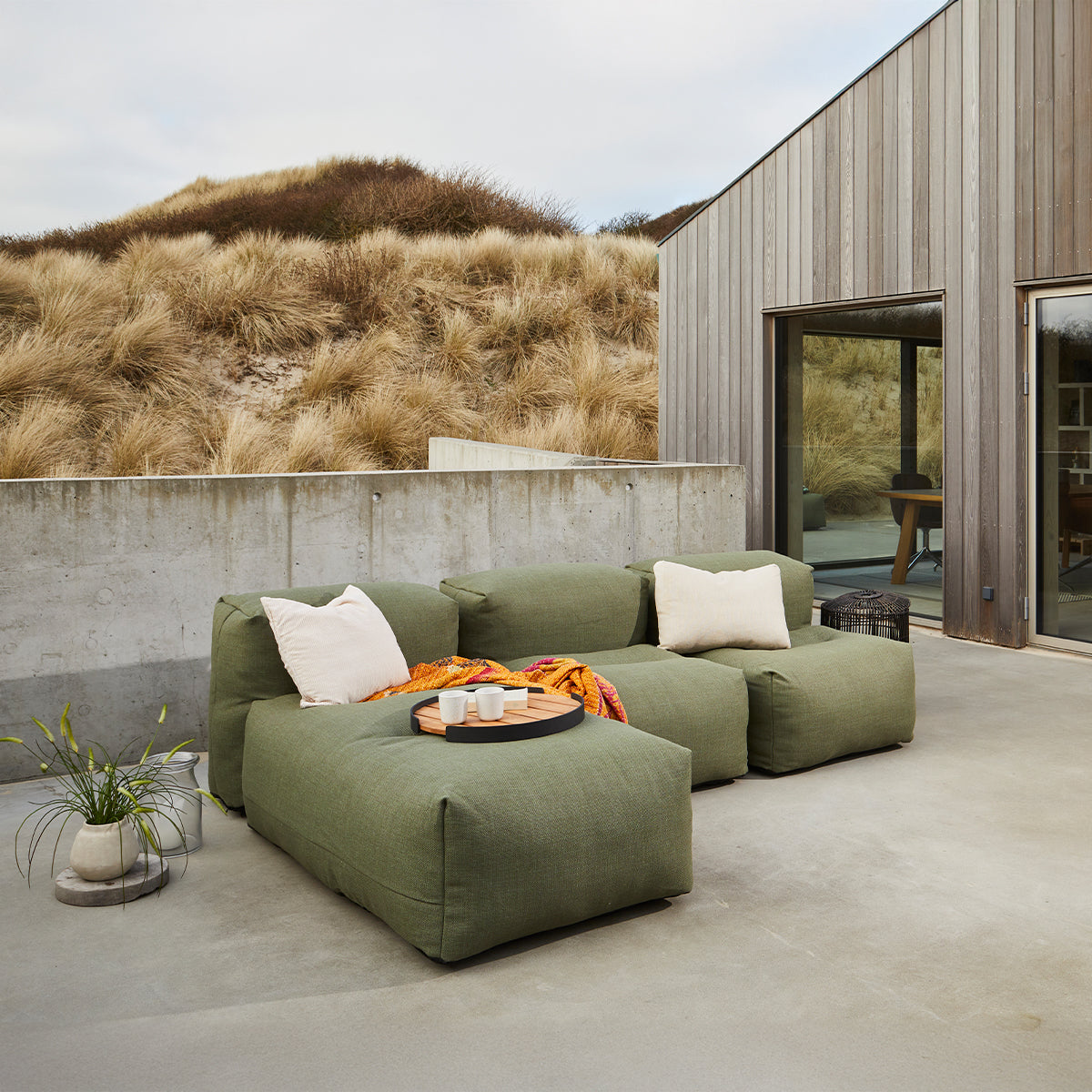 Soft Sofa - Lounge Section Olive