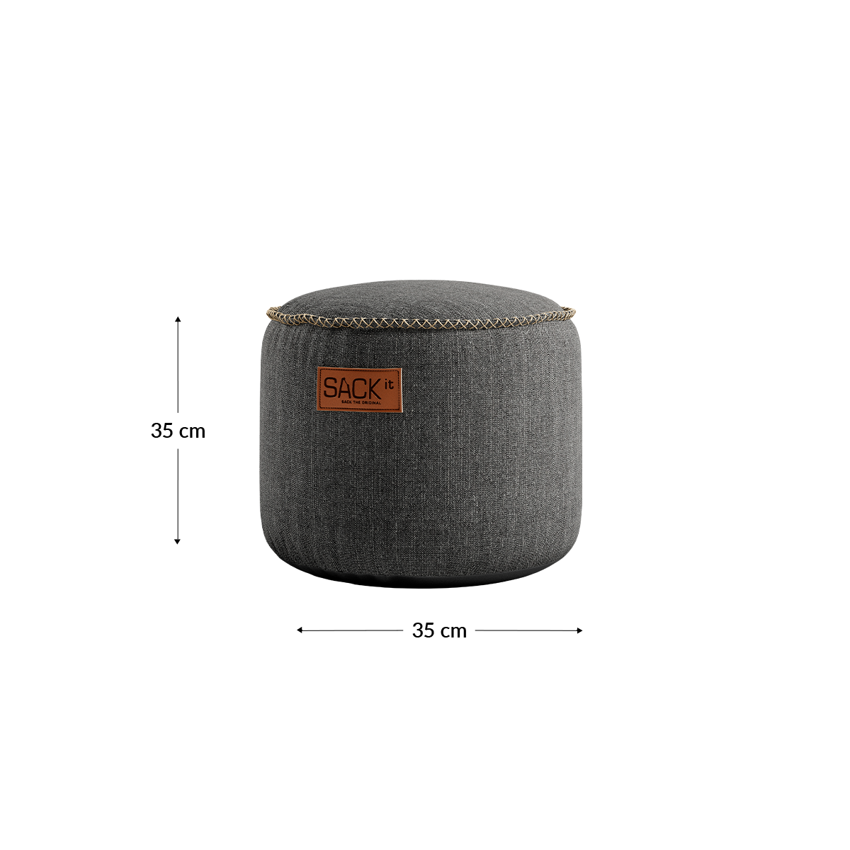 Cobana Junior Pouf Grey