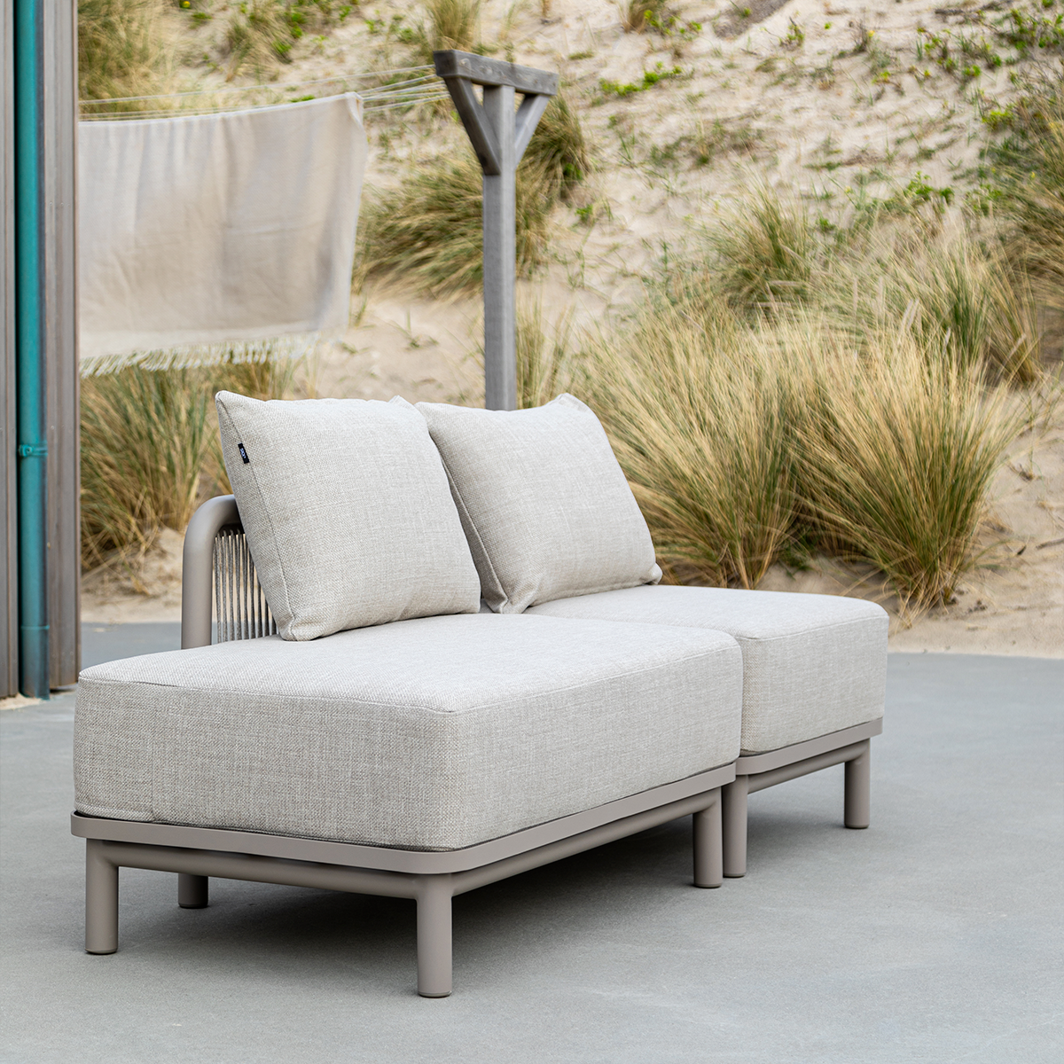 Kirra Lounge Sofa - Open end right Sand