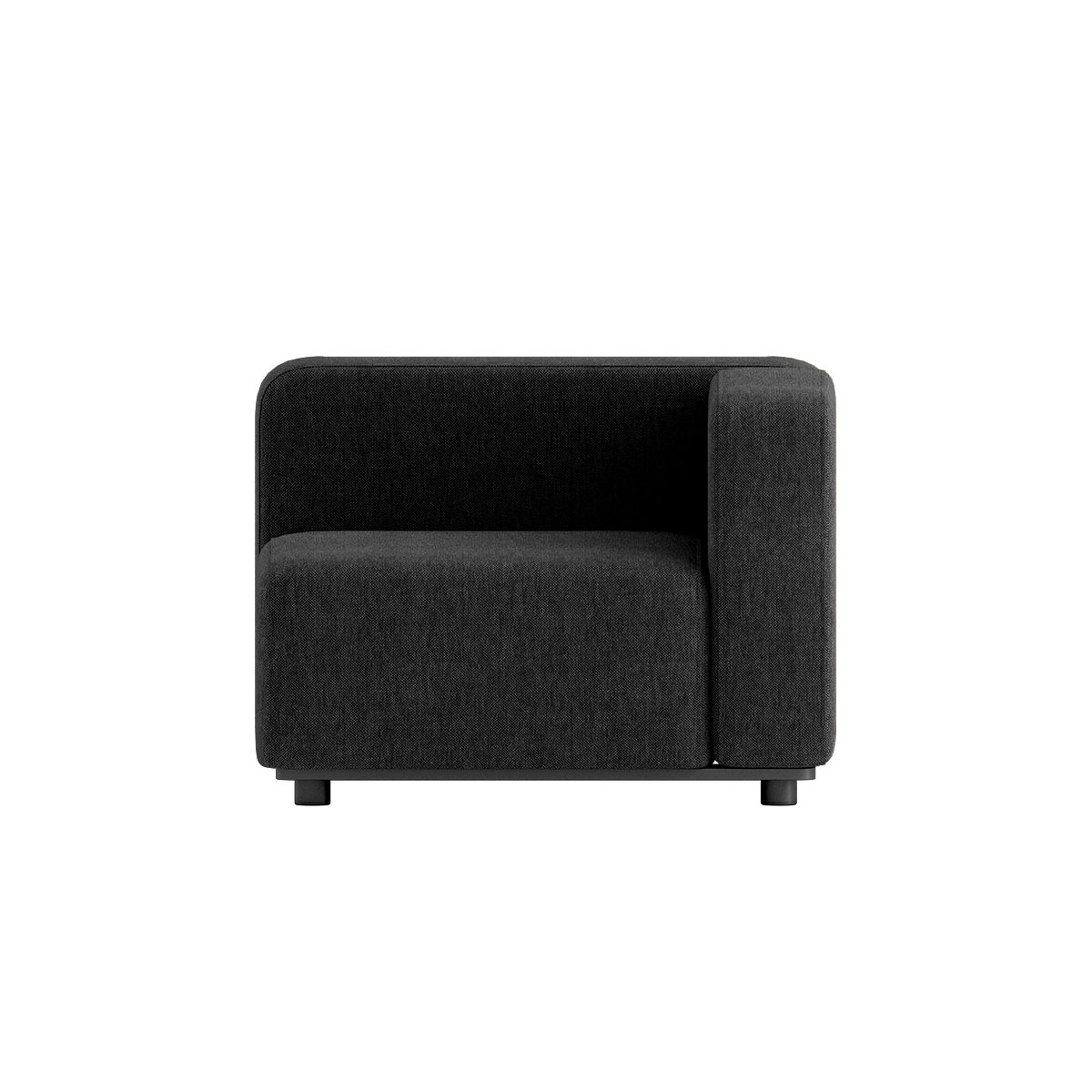 Cobana Lounge Sofa - Corner Section Black