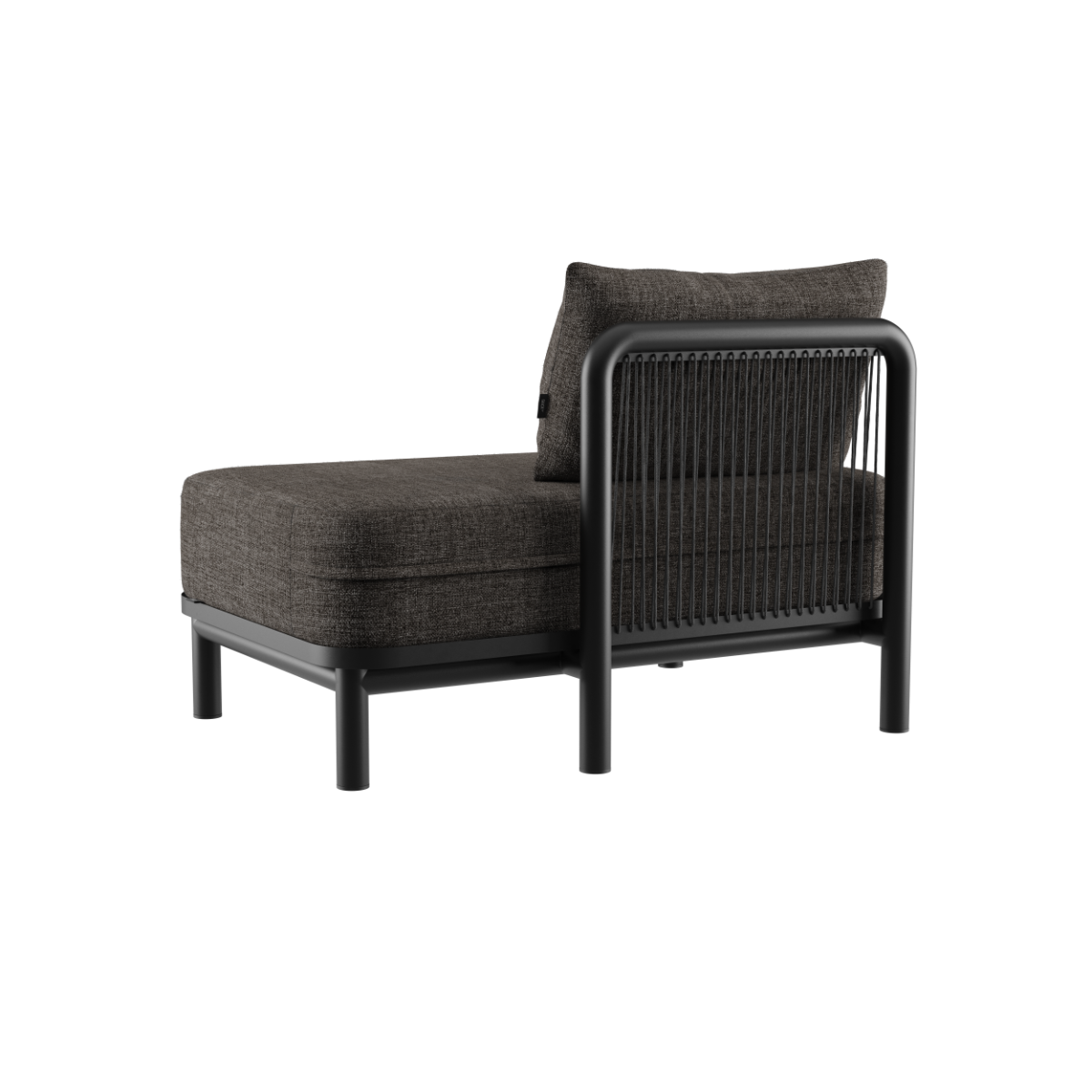 Kirra Lounge Sofa - Open end right Noir