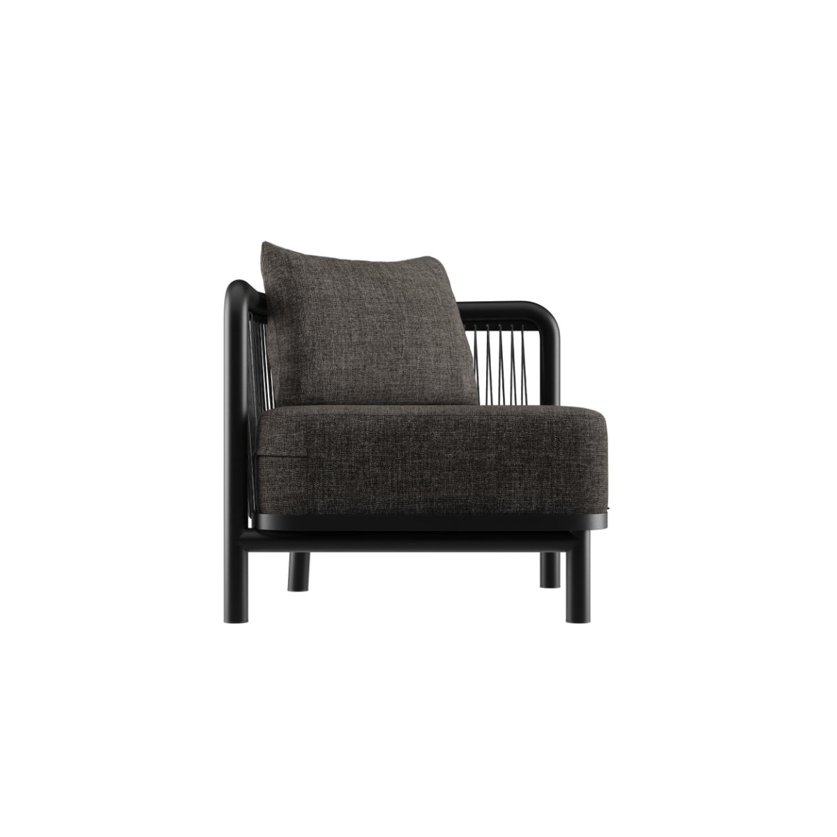 Kirra Lounge Sofa - Corner section Noir
