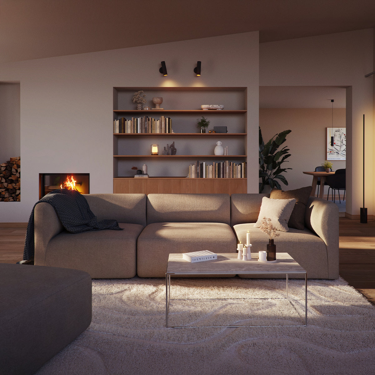 Fjord Sofa - Seat Section Cosmo Beige