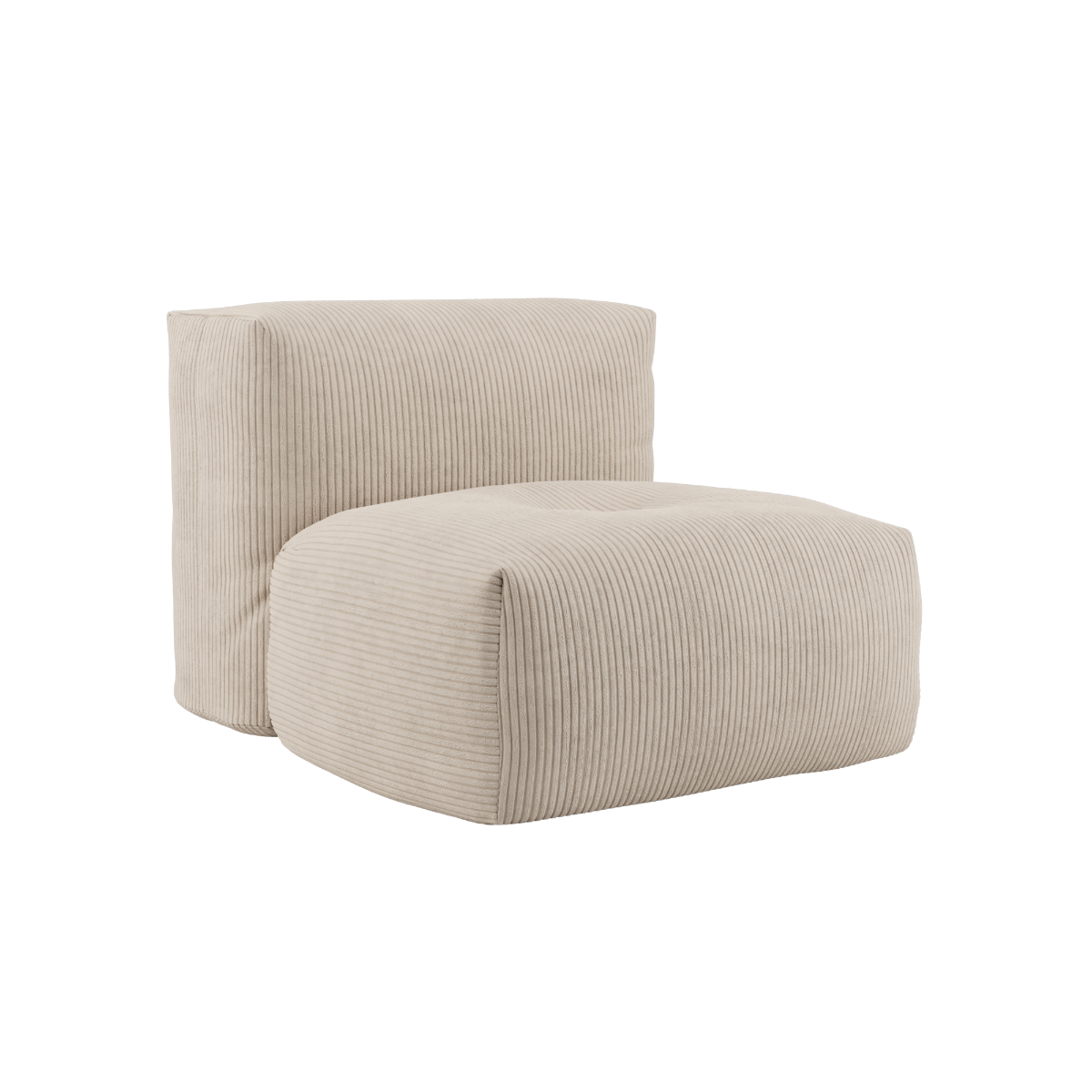Soft Sofa Indoor - Seat Corduroy Beige
