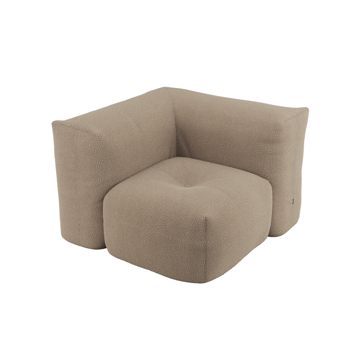 Soft Sofa Indoor - Corner Section Teddy Brown