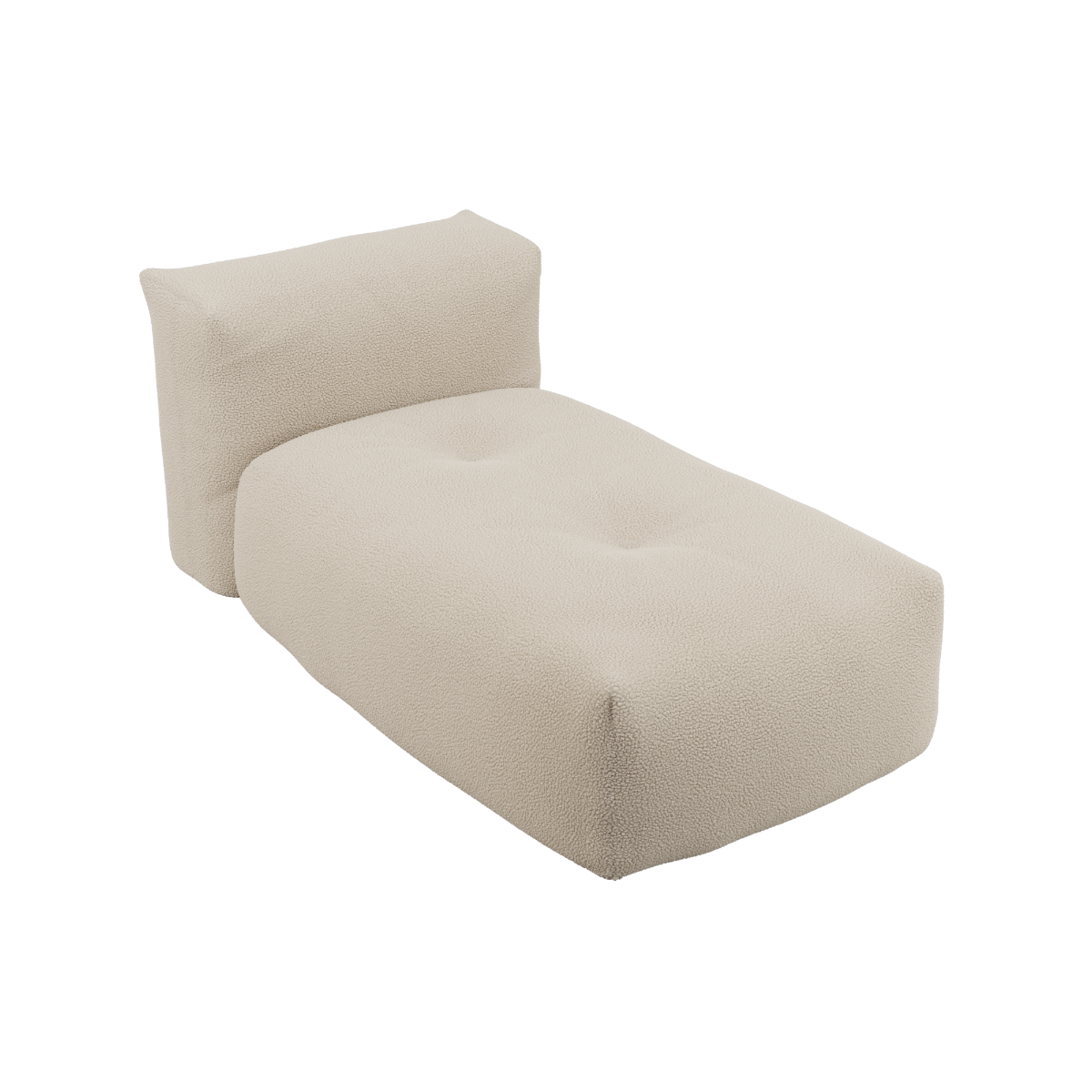 Soft Sofa Indoor - Lounger Teddy Beige