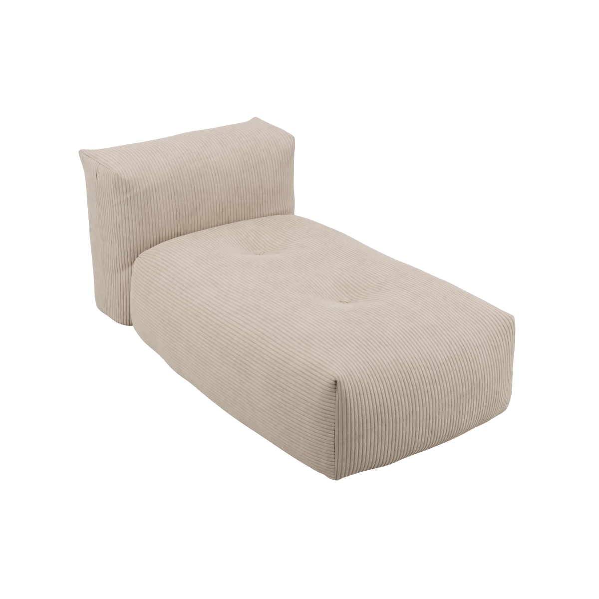 Soft Sofa Indoor - Lounger Corduroy Beige