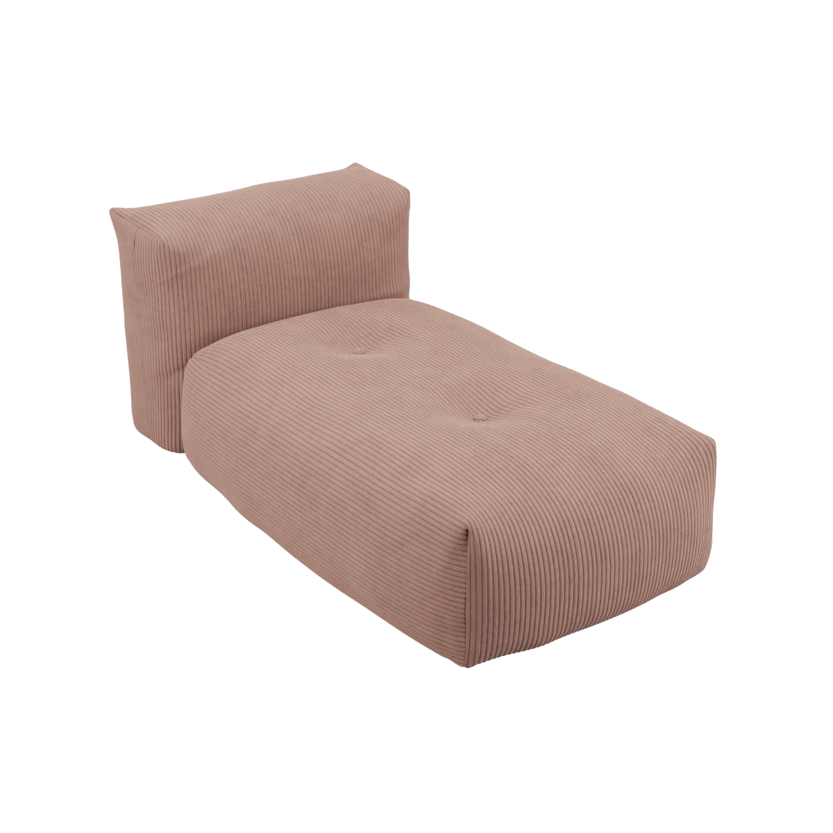 Soft Sofa Indoor - Lounger Corduroy Rose