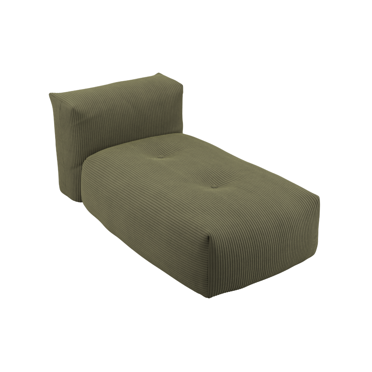 Soft Sofa Indoor - Lounger Corduroy Olive