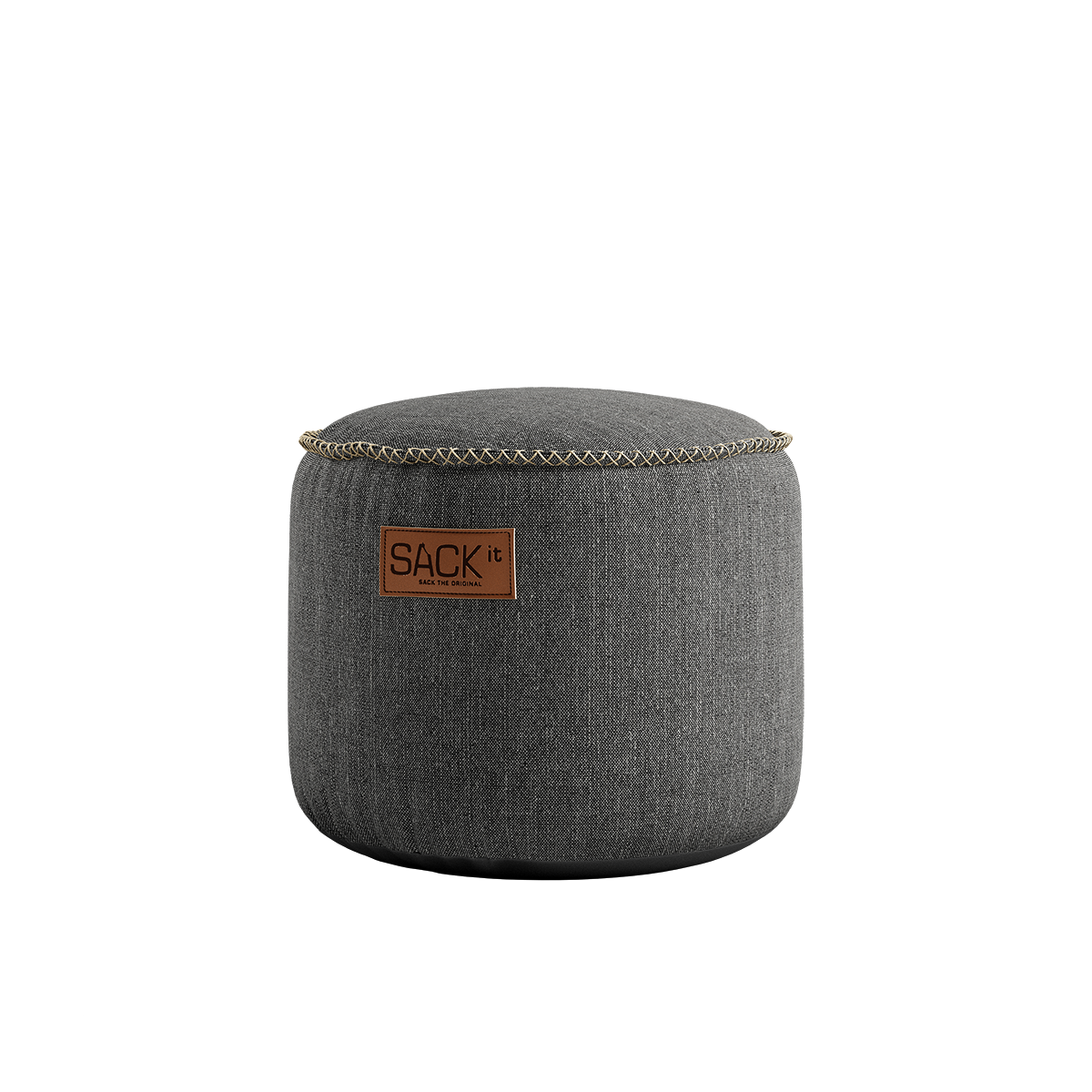 Cobana Junior Lounge Chair & Pouf Grey