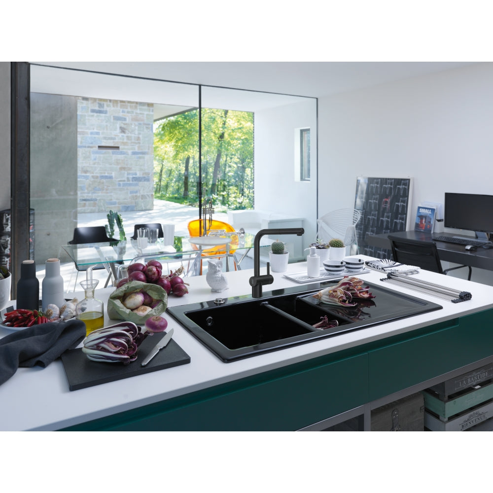 Atlas Neo Sensor, udtrækstud, sort køkkenarmatur