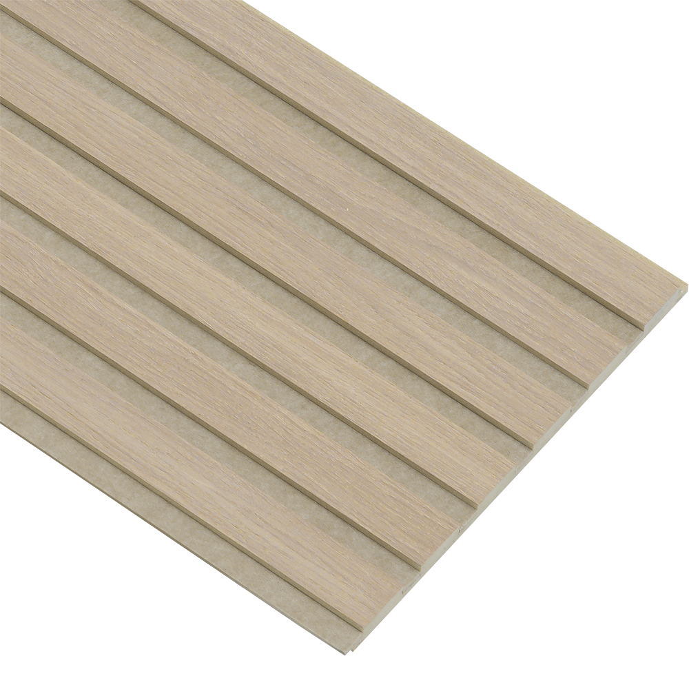 Akustikpaneler i almindelig kerne i hvid oliering - vælg mellem forskellige farve filt - Mål: 16 × 300 × 2780 mm