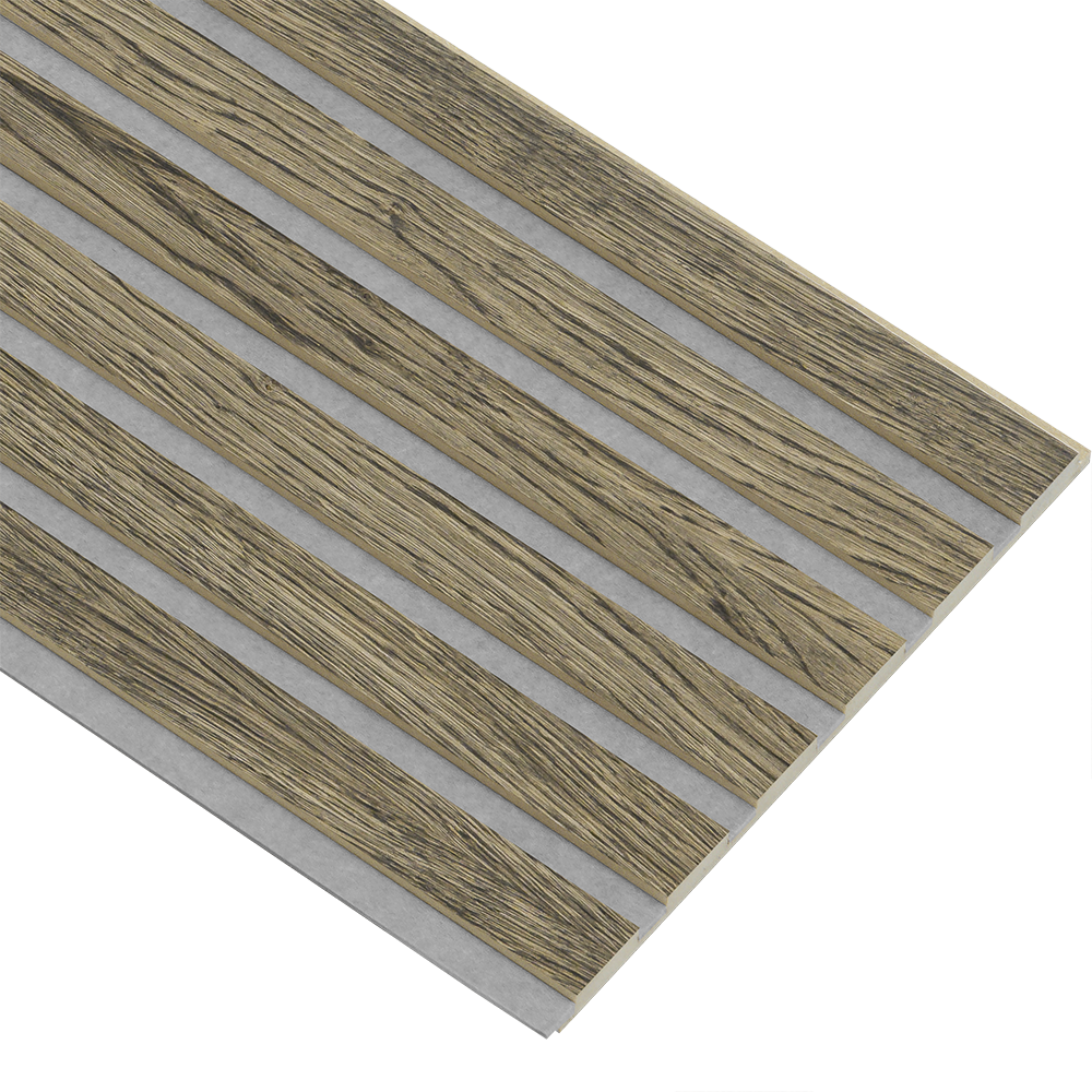 Akustikpaneler i almindelig kerne i Sort oliering - vælg mellem forskellige farve filt - Mål: 16 × 300 × 2400 mm