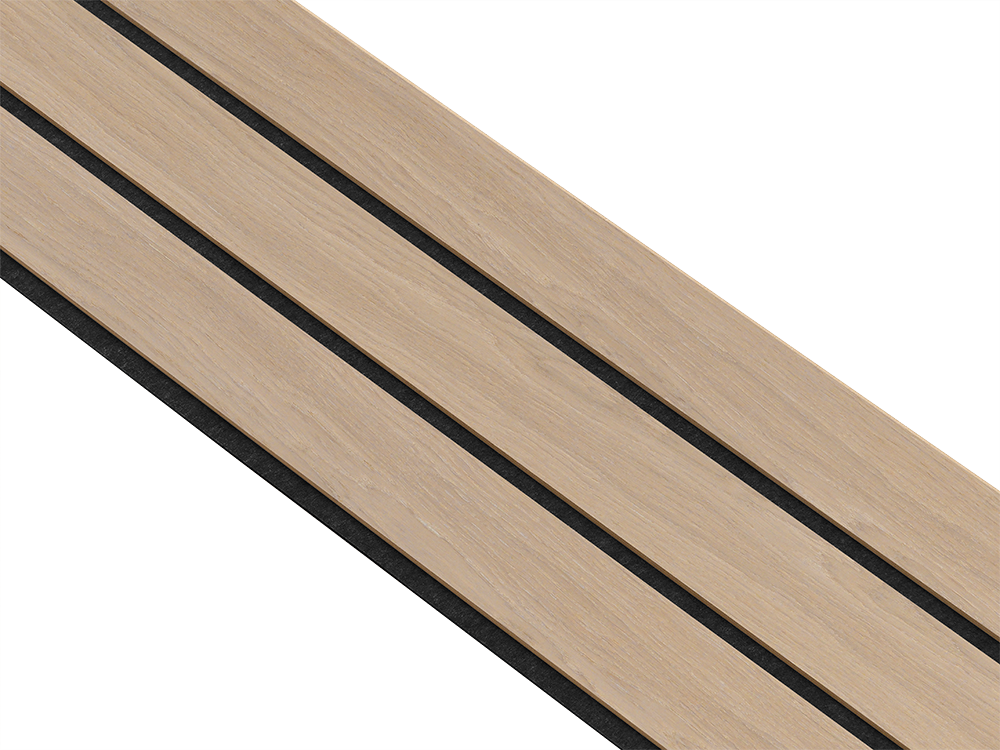 I-Wood Basic 3-lamel paneler i natur ubehandlet - mål 16 x 300 x 2780 mm