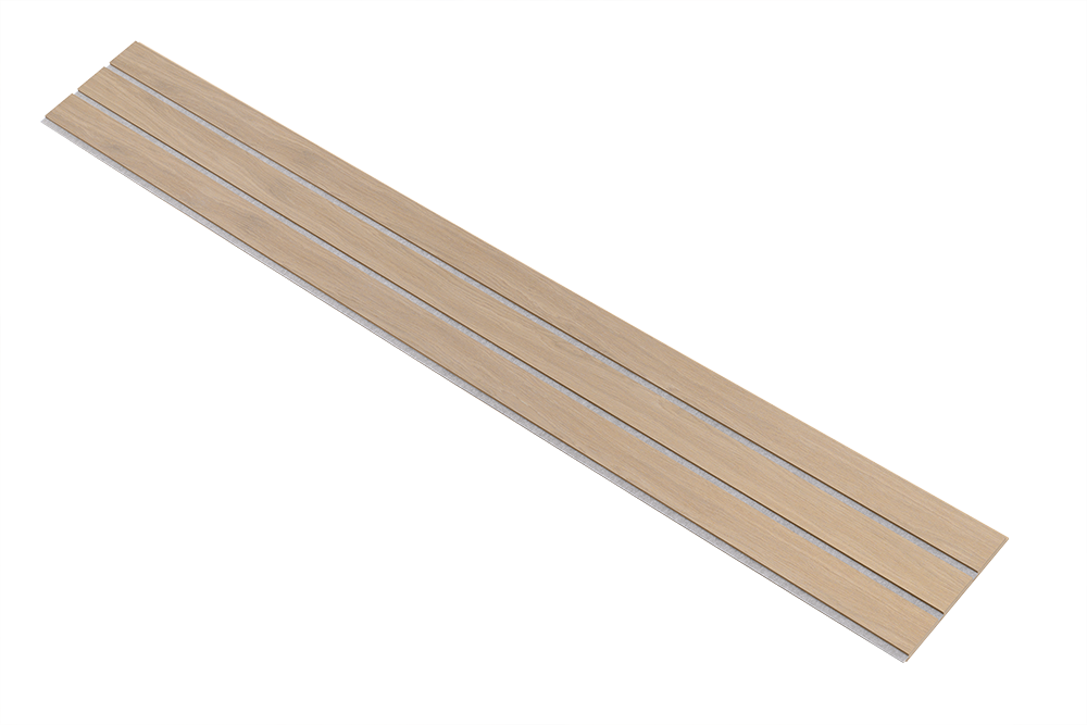 I-Wood Basic 3-lamel paneler i natur ubehandlet - mål 16 x 300 x 2780 mm