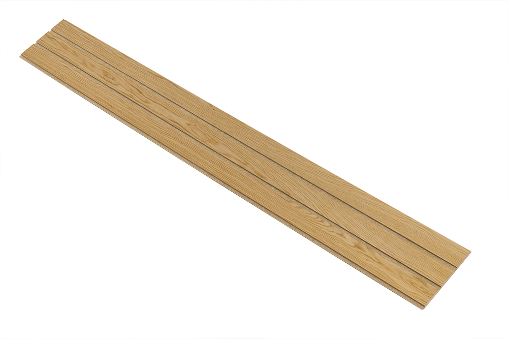 I-Wood Basic 3-lamel paneler i klar oliering - mål 16 x 300 x 2400 mm