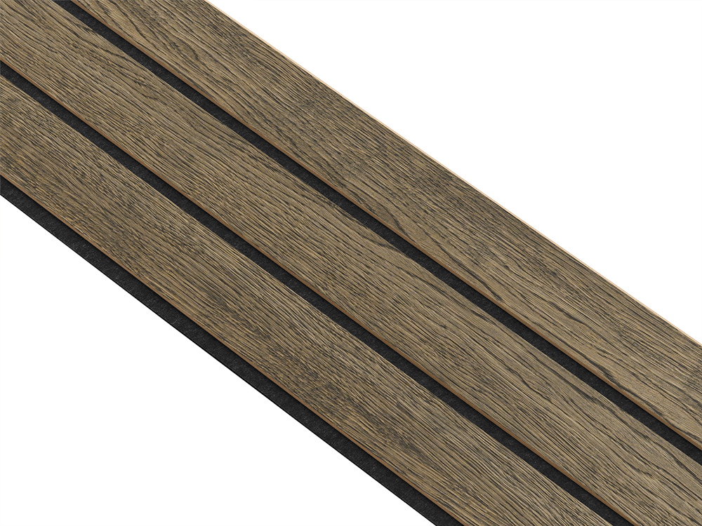 I-Wood Basic 3-lamel paneler i sort oliering - mål 16 x 300 x 2780 mm