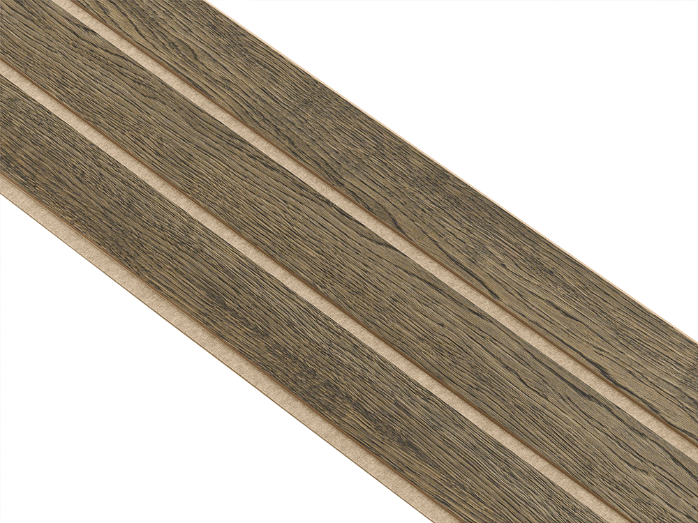 I-Wood Basic 3-lamel paneler i sort oliering - mål 16 x 300 x 2780 mm