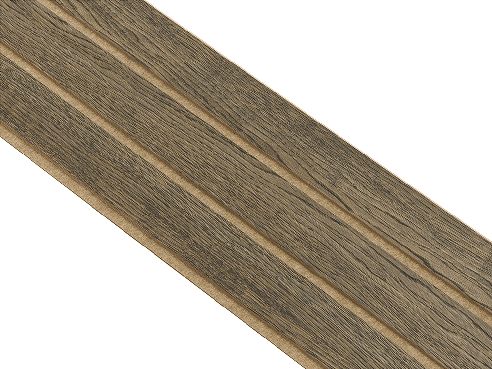 I-Wood Basic 3-lamel paneler i sort oliering - mål 16 x 300 x 2780 mm