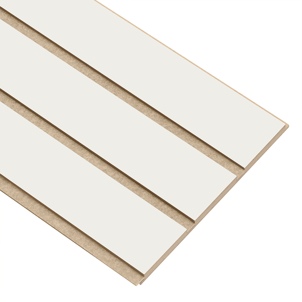 I-Wood Basic 3-lamel paneler i hvid malet - mål 16 x 300 x 2780 mm