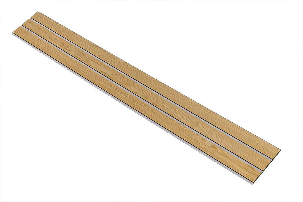 I-Wood Basic 3-lamel paneler med sort kerne i klar oliering - mål 17 x 300 x 2780 mm