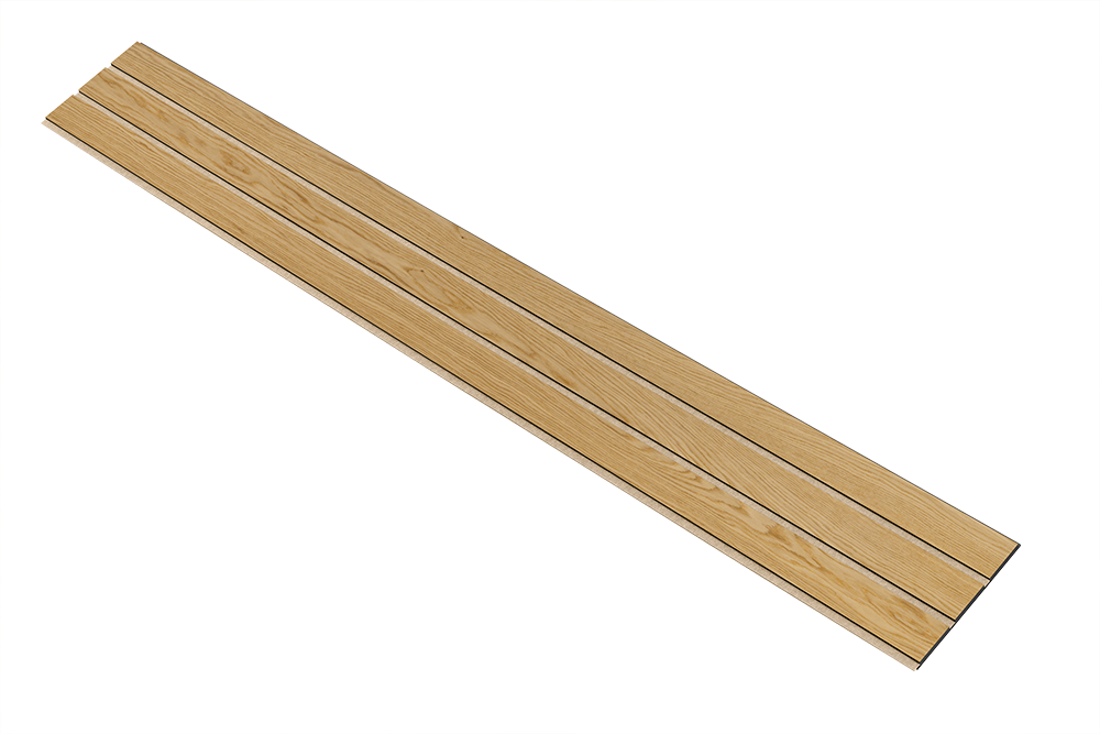 I-Wood Basic 3-lamel paneler med sort kerne i klar oliering - mål 17 x 300 x 2780 mm