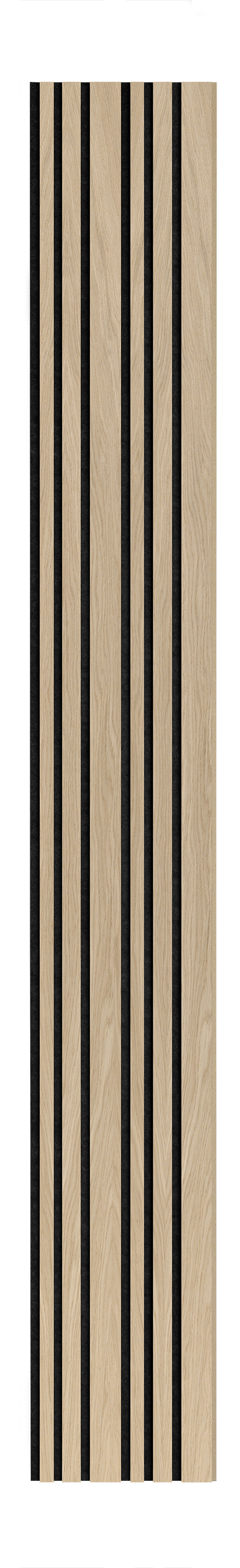 I-Wood Basic Mixed listebredde paneler, i hvid oliering - mål 16 x 300 x 2780 mm