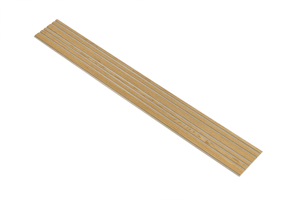 I-Wood Basic Mixed listebredde paneler, i klar oliering - mål 16 x 300 x 2780 mm