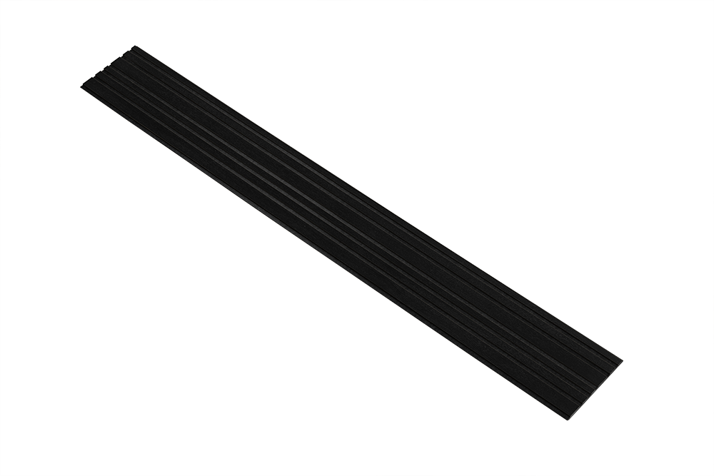 I-Wood Basic Mixed listebredde paneler, i sort kerne, sort malet - mål 17 x 300 x 2780 mm
