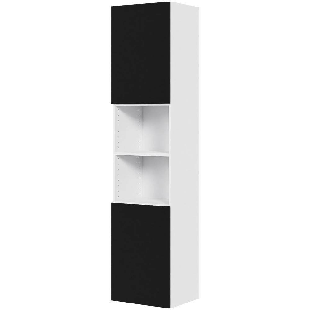 Multi-Living Bad højskab i Cibo Nero H: 172,8 cm D: 32,0 cm - 2 låger inklusiv 5 hylder - Bredde: 40 cm