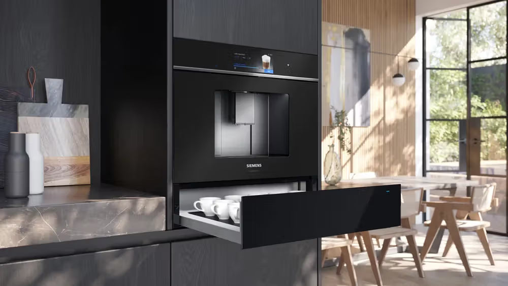 Varmeskuffe 60x14 cm sort - Siemens iQ700 - BI910C1B1 - sort