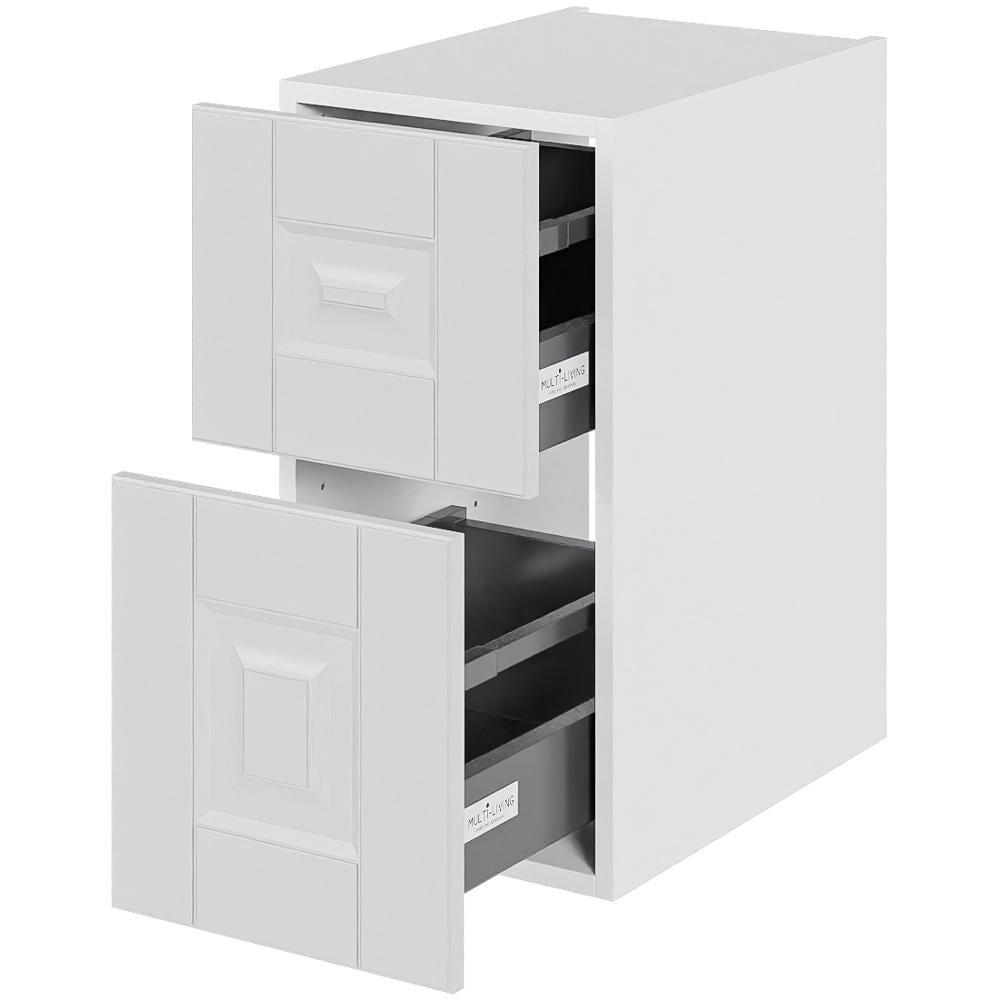 Multi-Living Bad skuffeskab 30 cm med 2 skuffer - fuldudtræk Romantik