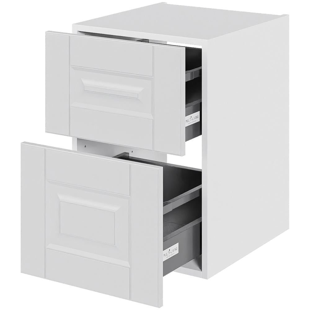 Multi-Living Bad skuffeskab 40 cm med 2 skuffer - fuldudtræk Romantik