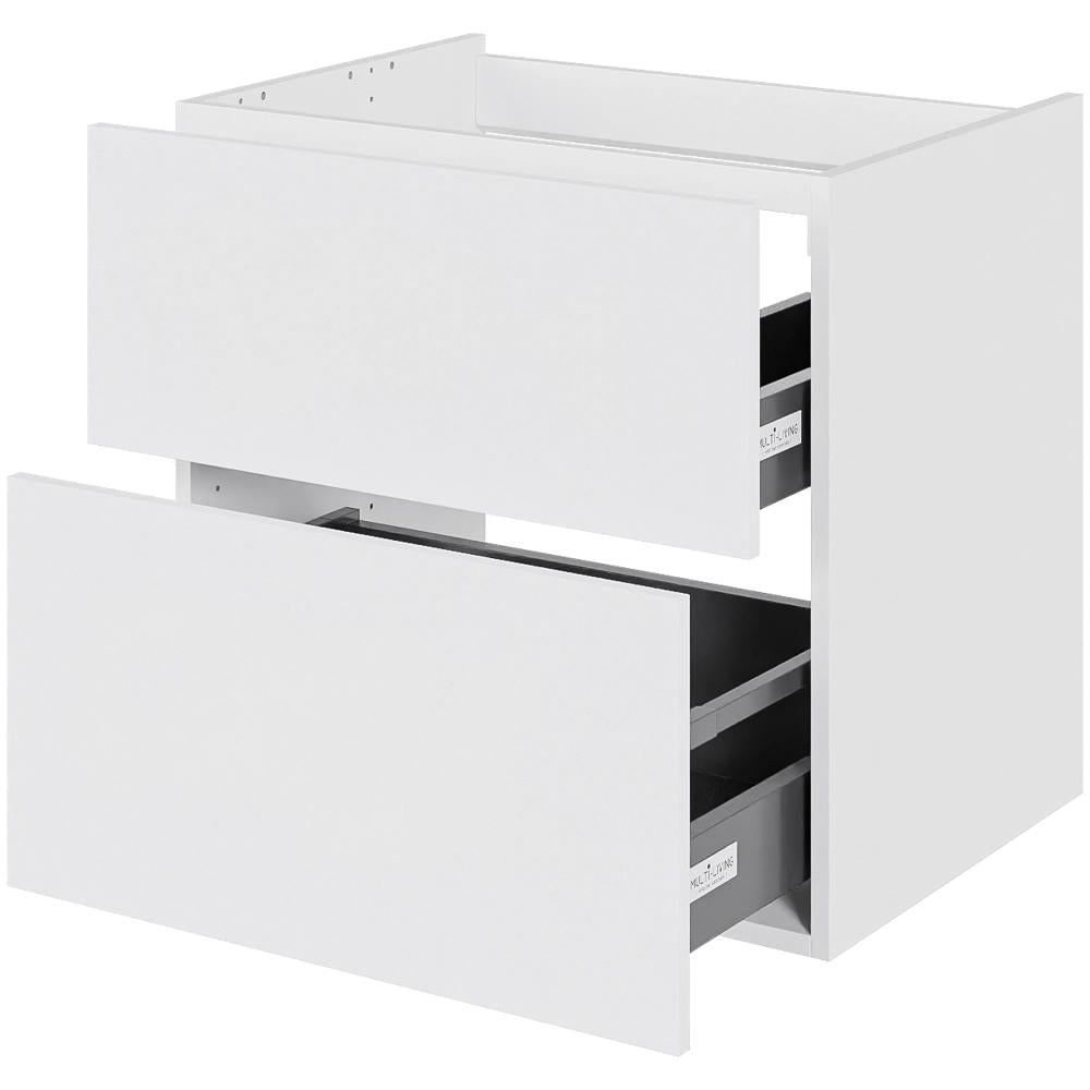 Multi-Living Bad vaskeskab i bredde 60 cm og dybde 44,5 cm med 2 skuffer og fuldudtræk