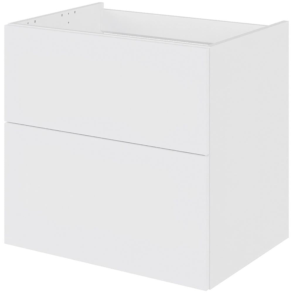 Multi-Living Bad vaskeskab 60 cm med 2 skuffer og fuldudtræk - Hvid malet front 04