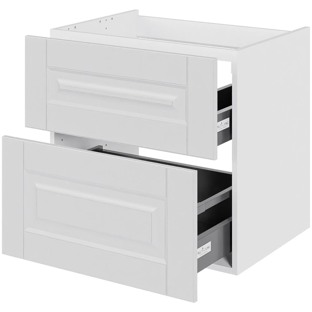 Multi-Living Bad vaskeskab 60 cm med 2 skuffer - fuldudtræk Romantik