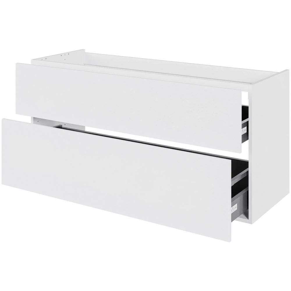 Multi-Living Bad vaskeskab i bredde 120 cm og dybde 44,5 cm med 2 skuffer og fuldudtræk