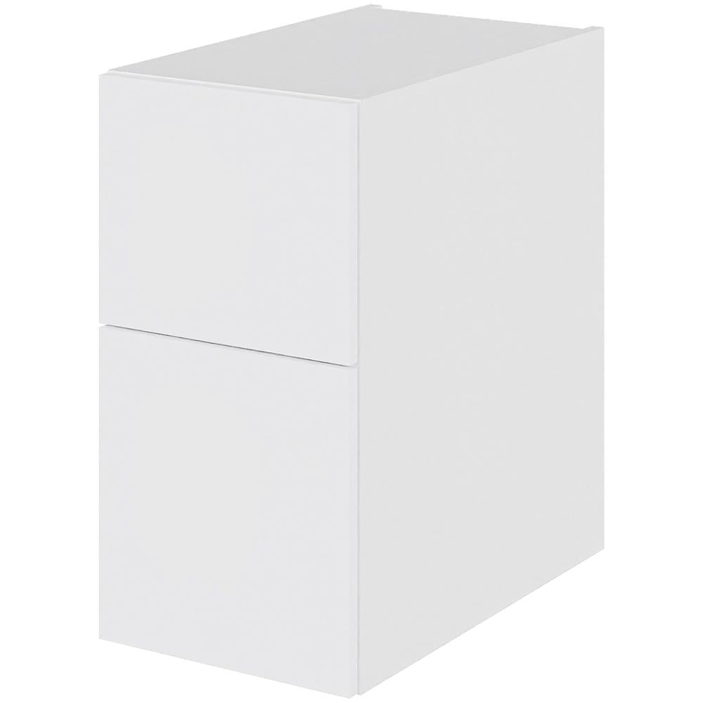 Multi-Living Bad skuffeskab i Hvid Front H: 57,6 cm D: 51 cm med metalforsag i bredde: 30 cm