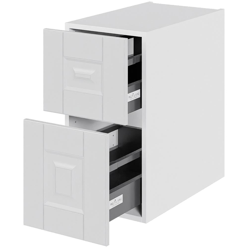 Multi-Living Bad skuffeskab Romantik 30 cm med 2 skuffer Dybde 51cm - fuldudtræk