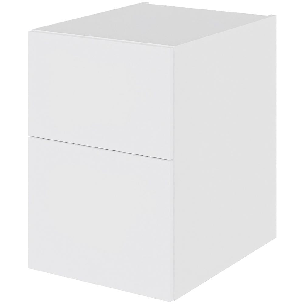 Multi-Living Bad skuffeskab i Hvid Front H: 57,6 cm D: 51 cm med metalforsag i bredde: 40 cm