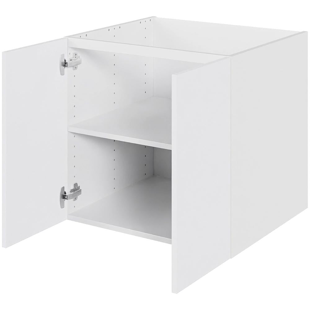 Multi-Living Bad hyldeskab i Bredde: 60 cm og dybde 51cm Hvid Front med 2 låge