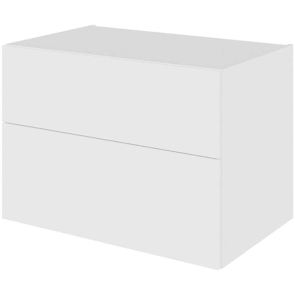 Multi-Living Bad skuffeskab i Hvid Front H: 57,6 cm D: 51 cm med metalforsag i bredde: 80 cm