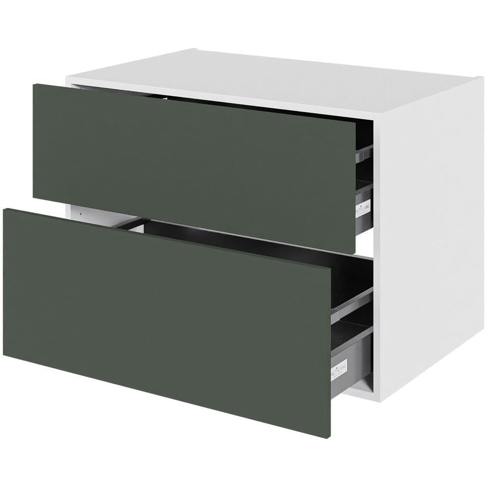 Multi-Living HQ Bad Skuffeskab H: 57,6 cm D: 44,5 cm B: 80 cm i Cibo Verde - med 2 skuffer