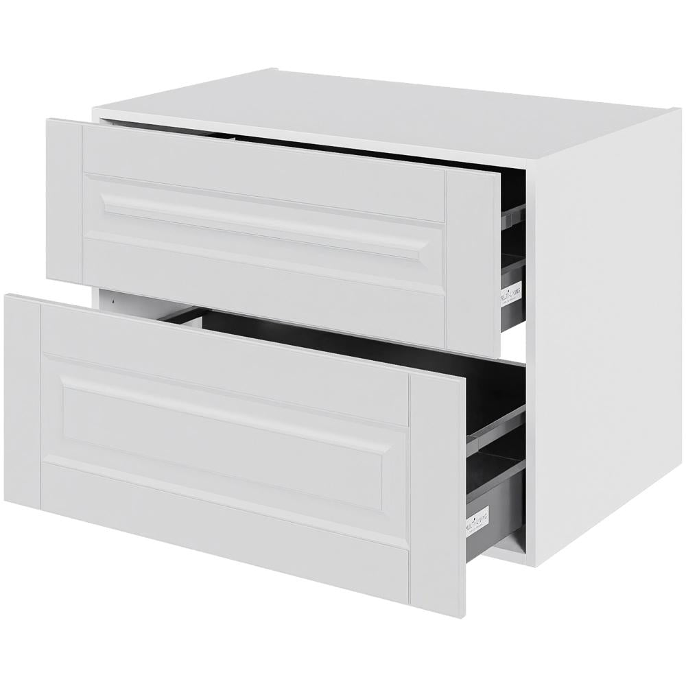 Multi-Living Bad skuffeskab Romantik 80 cm med 2 skuffer Dybde 51cm - fuldudtræk