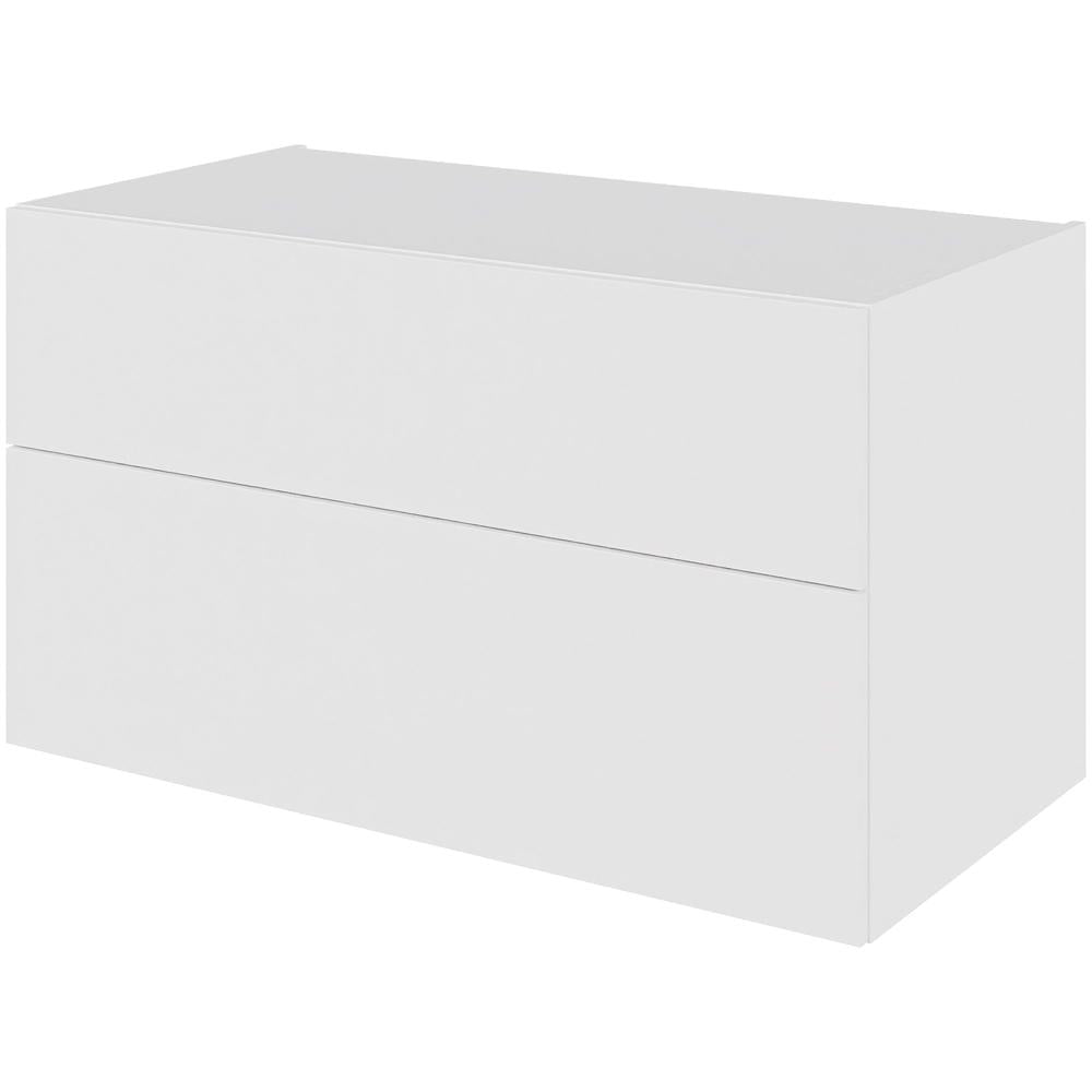 Multi-Living Bad vaskeskab Malet Hvid Front H: 57,6 cm D: 51,0 cm - Udskæring til afløb - Bredde: 60 cm