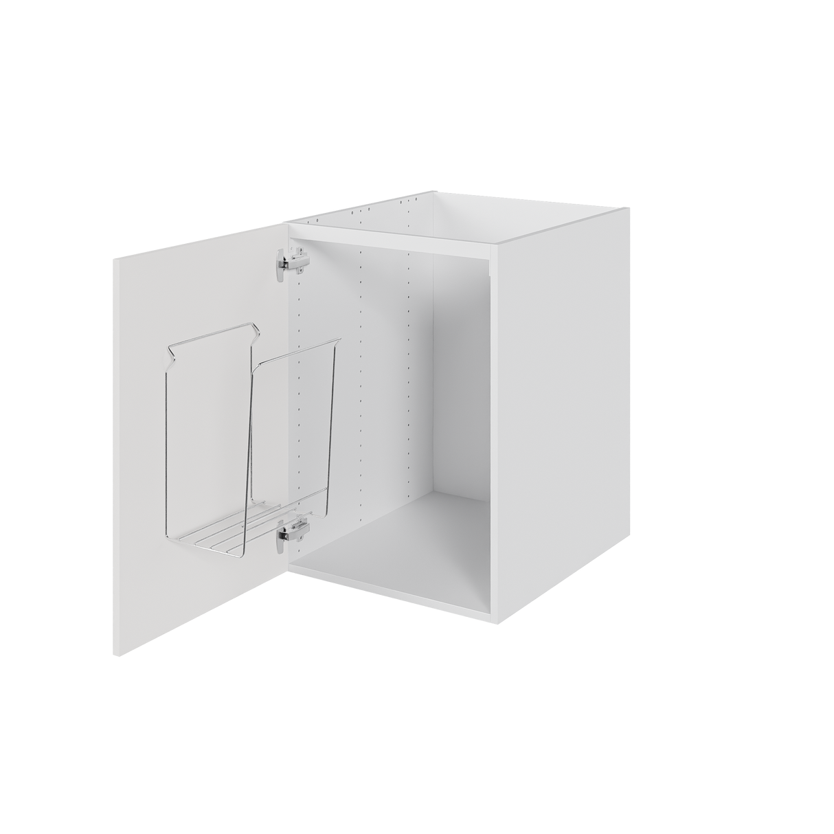 Multi-Living 2 skuffelook - Vaskeskab 60 cm med affaldsstativ og låge