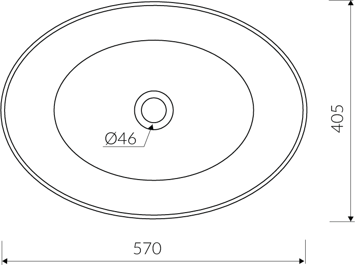 Bolzano vask i Hvid blank