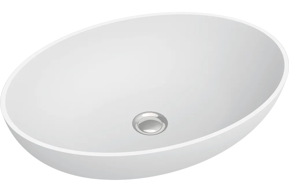 Bolzano vask i Hvid mat