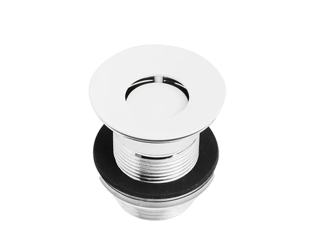 Bundventil med automatisk overløbsfunktion i Mat hvid