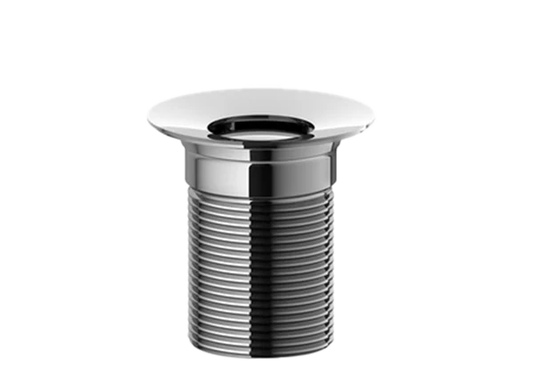 Bundventil med automatisk overløbsfunktion i Krom